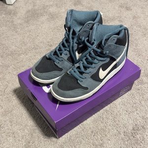 Nike Dunk High SB Mineral Slate Suede